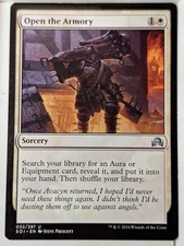 Open the Armory - Shadows Over Innistrad - Magic the Gathering MTG Nice!