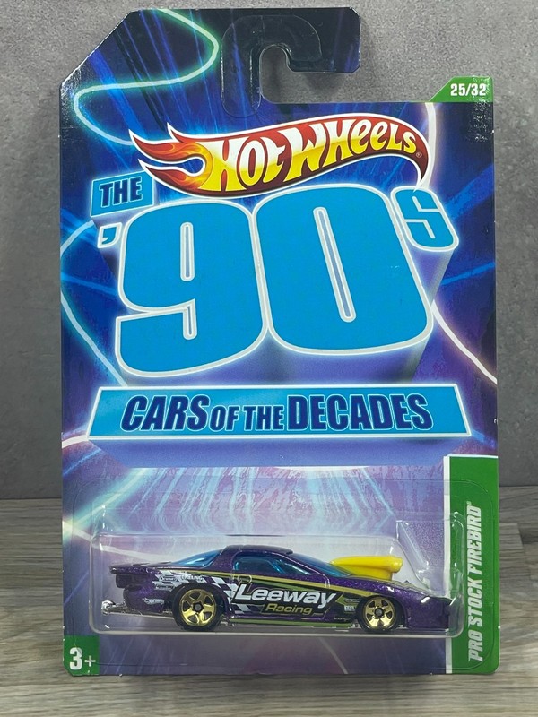 Hot Wheels - Cars of the Decades:'90s - Pro Stock Firebird #25/32 - in Protector