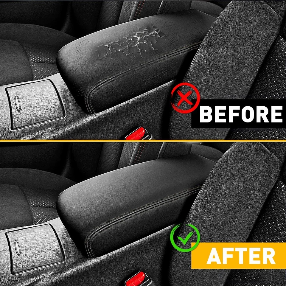 Cubierta de repuesto negra para reposabrazos tapa consola media Nissan Máxima 2009-2014 Foto 2 de 4