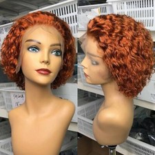 Lace Front Wig Human Hair 13 4 T Part Lace Front Ginger