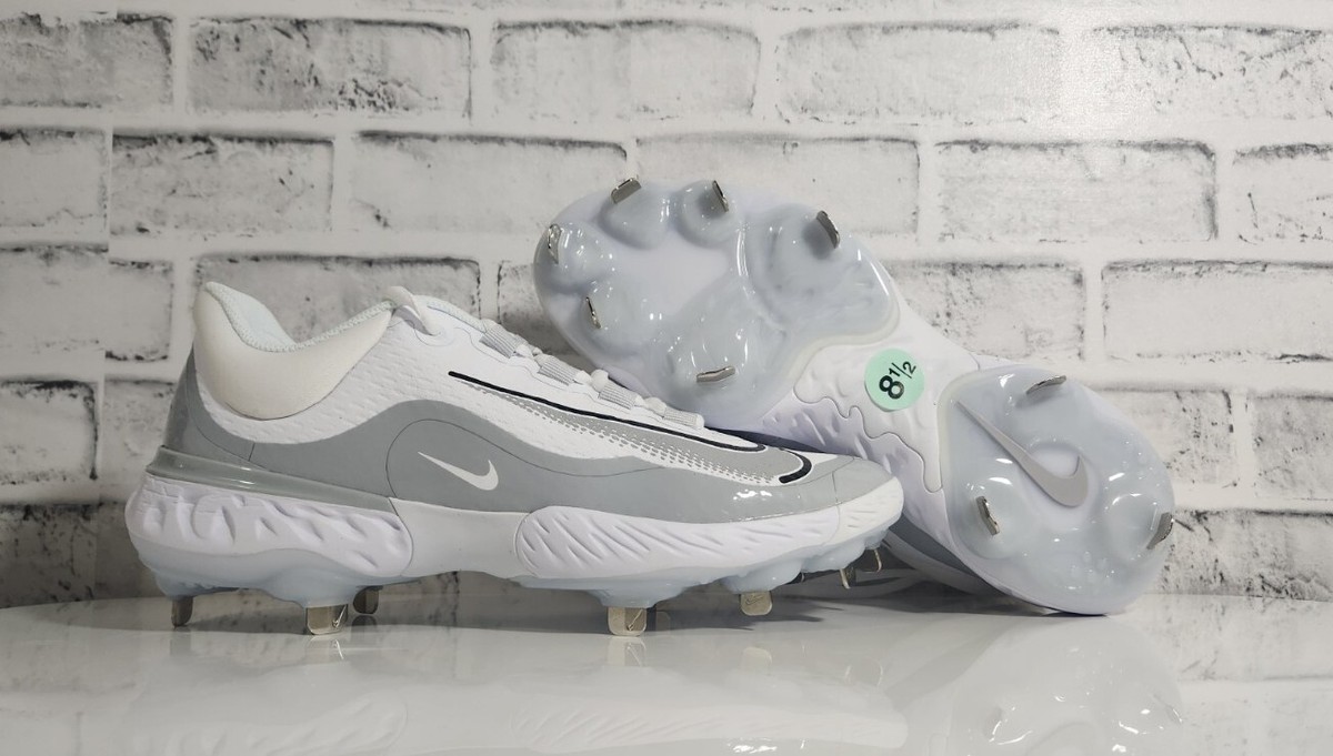 Nike Alpha Huarache Elite 4 Low FD2745-104 White Grey Baseball