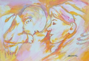 Aquarelle Mere Enfant Bebe Tendresse Maternelle Calin Amour Maman Famille Rose Ebay Aquarelle Mere Enfant Bebe Tendresse Maternelle Calin Amour Maman Famille Rose Ebay