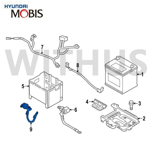 OEM 371803X001 Battery Negative Cable for 20112013 Elantra Hyundai