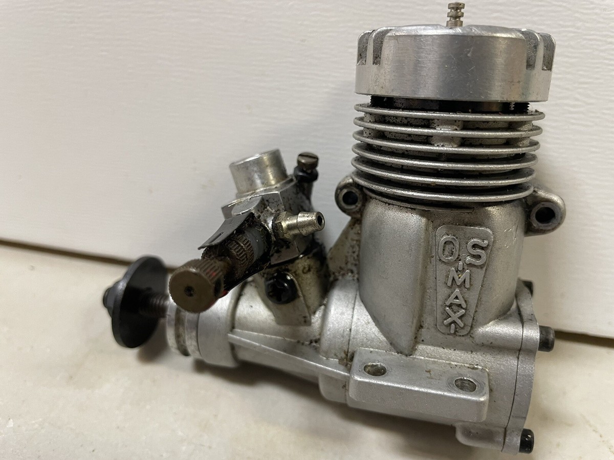 O.S. Max 28F Glow Motor Engine w/ Muffler SN#2607 | eBay