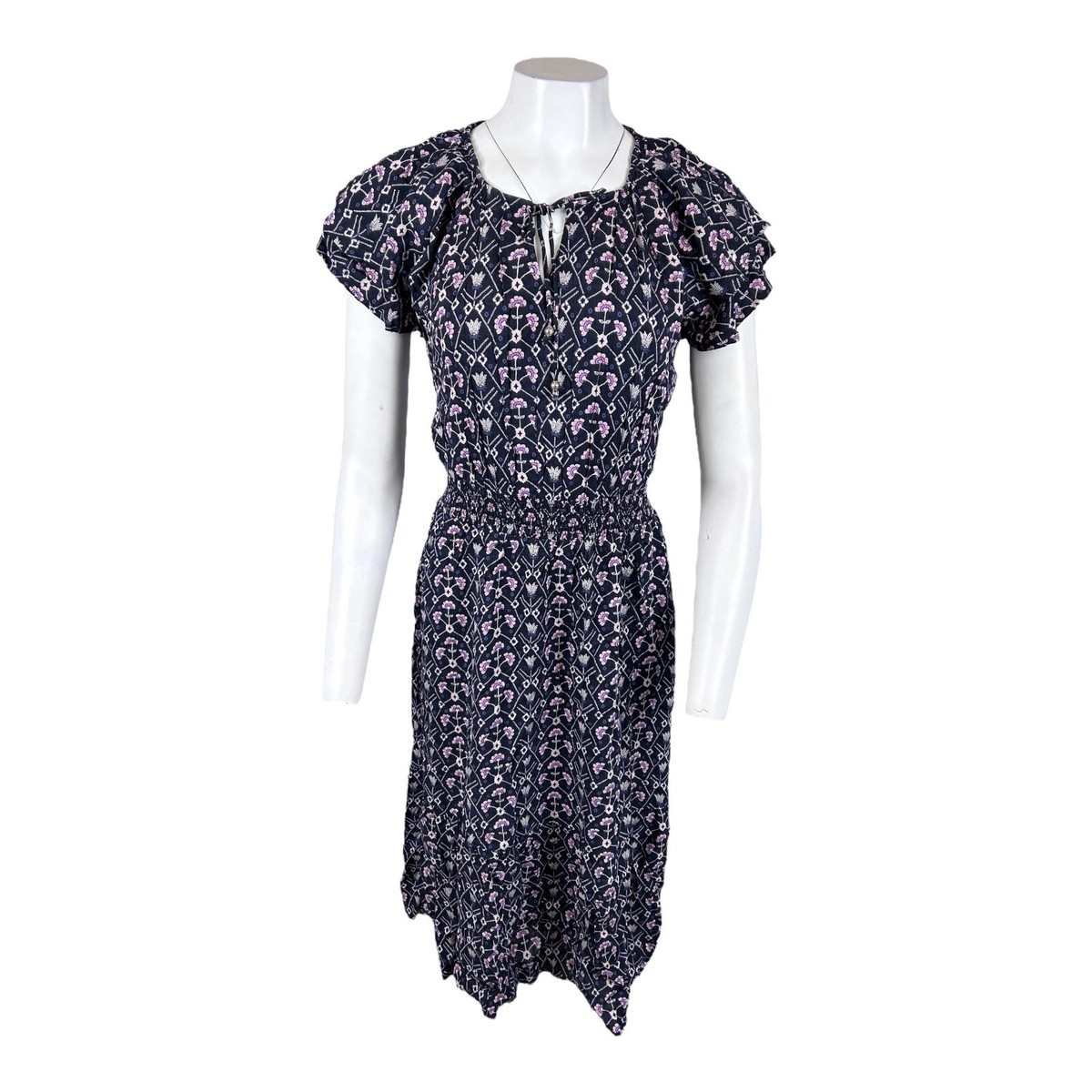 midi dress floral ASTR THE Label Luvita Floral Ruffled Midi-Dress