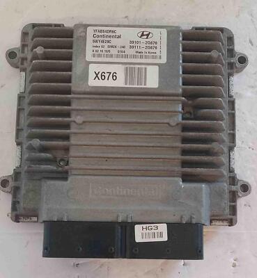 2011 SONATA 2.4L VIN C AT CAL EMIS ENGINE CONTROL MODULE ID 391112G676 USED OEM