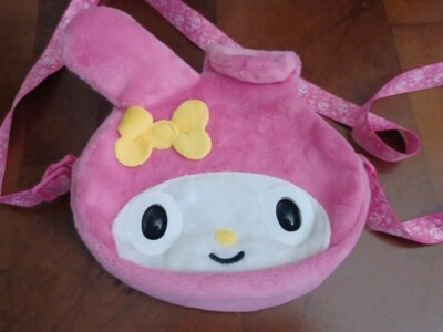 My Melody Sanrio Purse Pet Interactive Toy and Handbag Hello Kitty Pink Bunny 