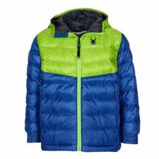 Spyder Boys Mini Timeless Hoodie Down Jacket 4 Old Glory 38196070-001