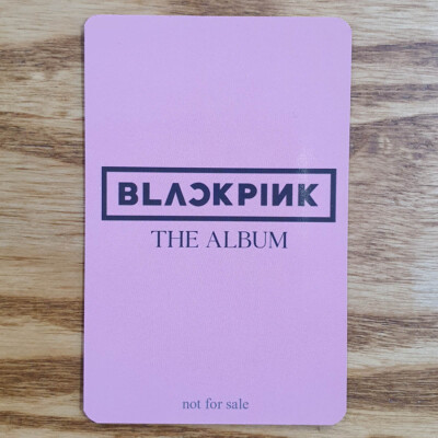Lisa Photocard BlackPink 1st Full Album The Album Genuine Pre