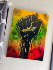 original art acrylic painting signed framed multiple paintings 