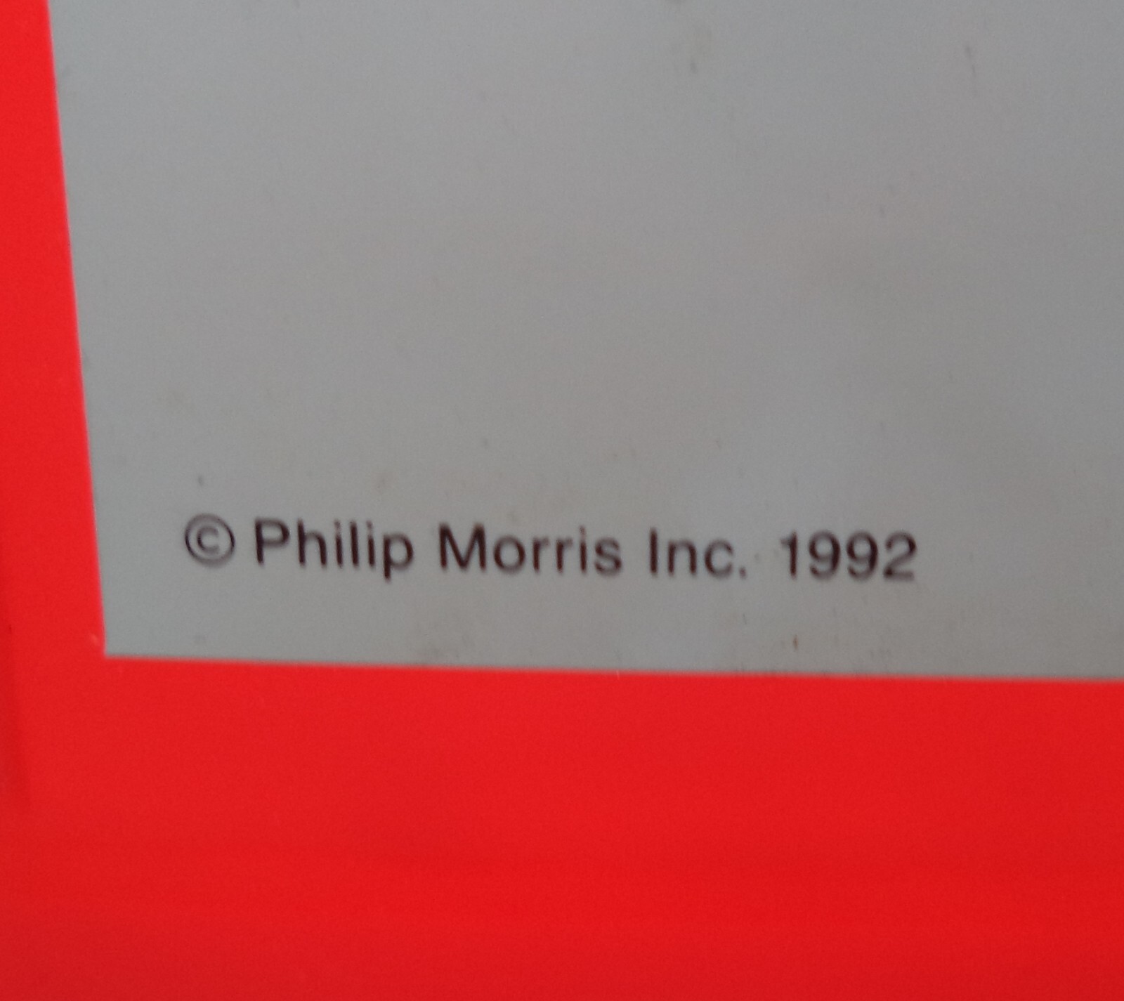 Vintage 1992 Marlboro Cigarettes Red Shopping Basket Philip Morris 1990s 90s
