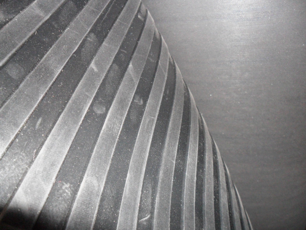 Black BROAD Wide Ribbed Trailer Ramp Horsebox Rubber Flooring Matting 1