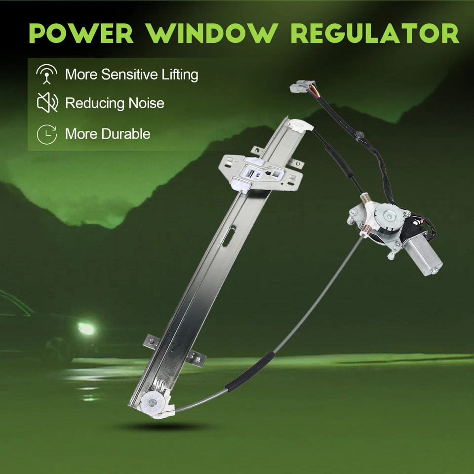 Regulador de ventana eléctrica delantero izquierdo con motor Honda Odyssey 2003-2004 Foto 3 de 4