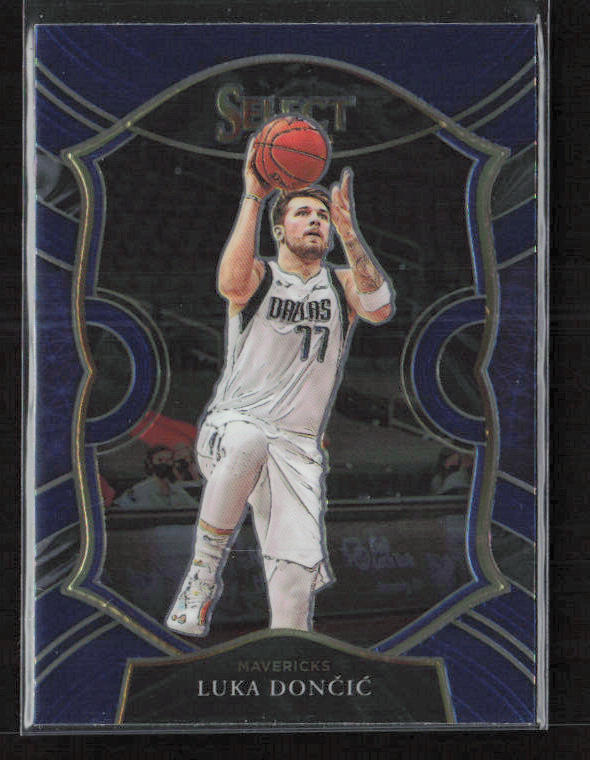 2020-21 Panini Select #15 Luka Doncic Blue Dallas Mavericks