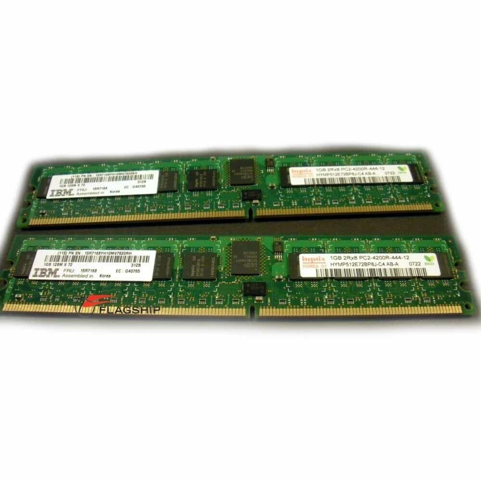 IBM 1931 2GB (2x 1GB) Memory Kit 12R8255 15R7168 - Image 2 of 2