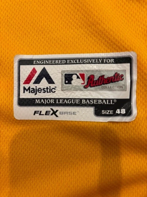 Majestic Oakland A's National Baseball Hall of Fame Henderson #24 Jersey Size 48 - Image 4 of 4