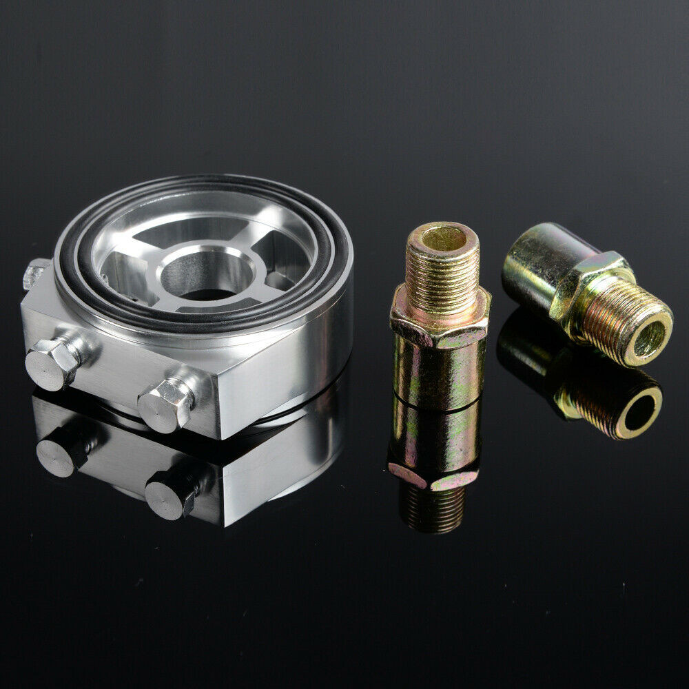Cooler Sandwich Plate Adapter Car Oil Pressure Temperature G