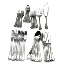 Servizio Pesce e dolce Sambonet 50 pezzi Filet Toiras vintage Inoxilver 