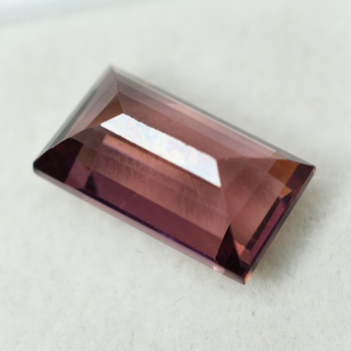 SAPPHIRE Padparadscha Emerald Cut 10.12 Carat Natural CERTIFIED Loose Gemstone - Picture 6 of 12
