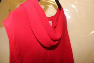 Damenkleidung Kleidung Bluse oberteil rot XL  Emark Top Shirts