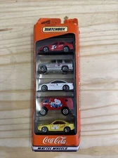 Vintage 1998 Matchbox Coca Cola Brand Collection 5 Pack Gift Set 1:64 NIP