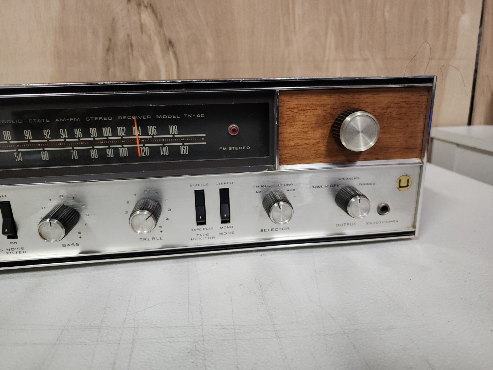 Kenwood tk40 Stereo Receiver For Parts Or Repair Only eBay