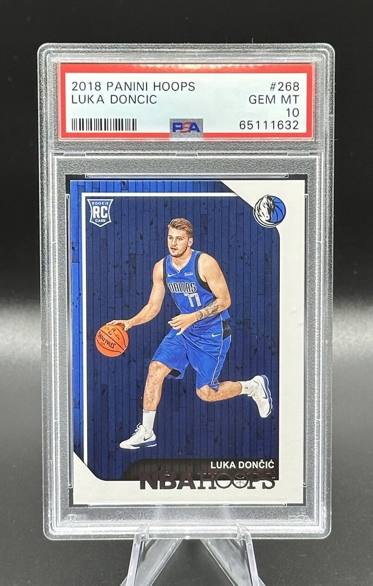 2018-19 NBA Hoops #268 LUKA DONCIC Rookie (RC) 🔥 PSA 10 - GEM