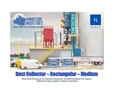 N Scale Dust Collection Rec. Med. Kit for Grain Elevator Structures  1:160 