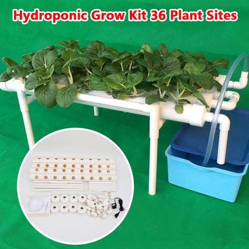 Hydroponic Grow Kit 36 Löcher Garten Hydrokultur Pflanzen Bewässerungssystem  - Bild 1 von 12