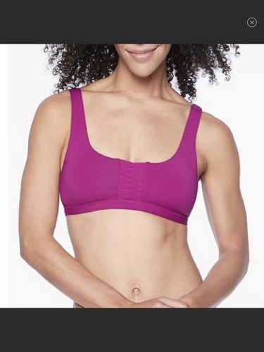 Athleta Size XXS Adriata Bikini Top Fuchsia Quickdri Recycled Materials UPF $59 - Picture 9 of 9