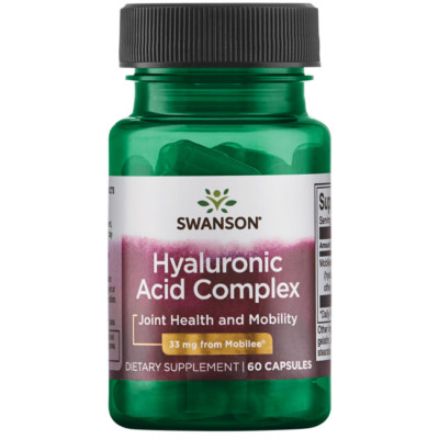 Swanson hyaluronic acid complex 33 mg 60 Capsules.
