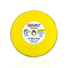TGR 3" Hook and Loop Sanding Backup Pad 5/16-24 Female Thread TGR130301