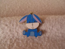 Cute Style Eeyore from Winnie The Pooh With Spring Loaded Head Disney Pin Badge