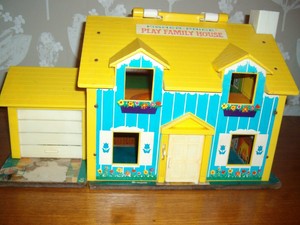 fisher price play family house vintage