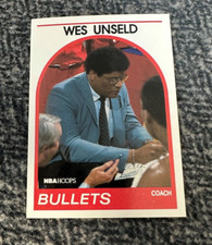 Wes Unseld 1989 Hoops Basketball #53  Washington Bullets