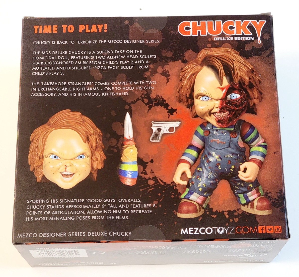 Mezco Toyz MDS Deluxe Designer Series Child's Play CHUCKY Stylized