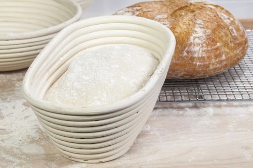 Premium Round Bread Banneton Basket with Liner - Perfect Brotform Proofing Baske - Picture 6 of 6