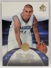 05-06 SP Authentic Mario Kasun Limited Parallel Rookie #50/100 (Orlando Magic)