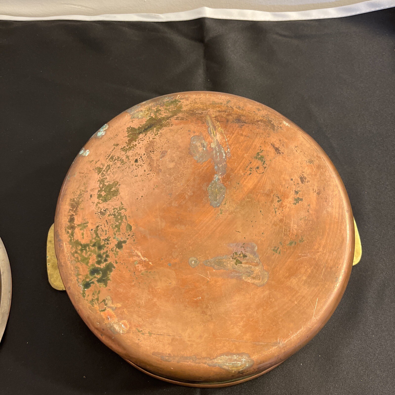 antique copper pot with lid, Rustic And Used Old eBay