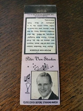 Vintage Matchbook: Diamond Radio Stars, Peter Van Steeden