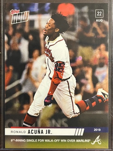 2019 Topps Now 733 Ronald Acuña Jr.