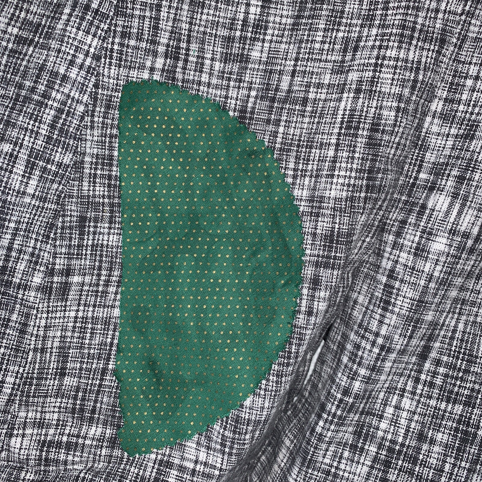 Esley Patchwork Pattern Style Blazer Women Sz Lar… - image 4