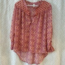 Lace Up Blouse