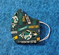 Washable Handmade Fabric Face Mask filter pocket HARRY POTTER SLYTHERIN TRAITS