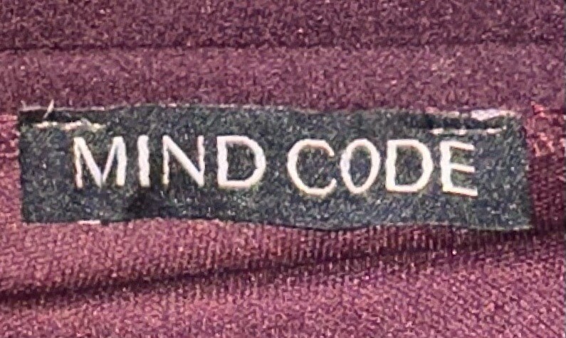 Maroon MIND CODE Spaghetti Strap Back Zip Mini Dr… - image 5