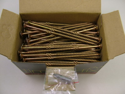Hochleistungs Fräser Gewinde Holzschrauben Timberfix 360 gold,5,0x120mm Pack 100