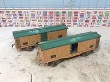 American Flyer 2 Box Car 3208 Tin Toy