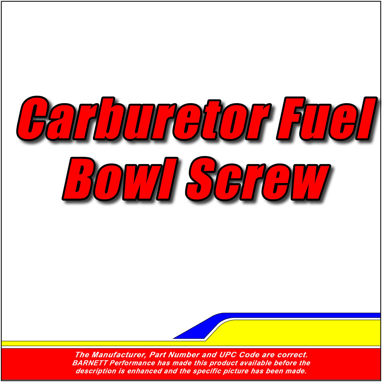 AED 5410 Carb Fuel Bowl Screw Gasket Nylon Bowl Screw Washers (18pc) eBay