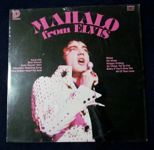 ELVIS PRESLEY / VINTAGE FACTORY SEALED LP / MAHALO / 1978 PICKWICK 7064