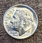 1954 S Roosevelt Dime BU+ Silver Uncirculated Ungraded Uncertified US Coin